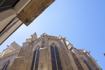 Fototapeta na wymiar Basilica Sant Francesc Palma de Mallorca