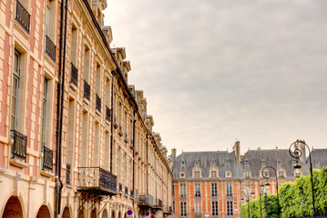 Fototapeta na wymiar Marais district in Paris