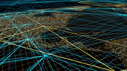 Future digital technology, network communication data and the Internet