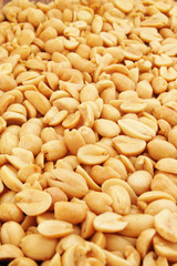 Roasted peeled peanuts