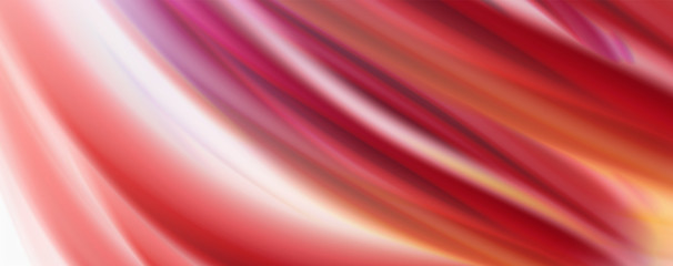 Color flowing waves, liquid conceptual abstract background