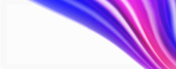 Color flowing waves, liquid conceptual abstract background