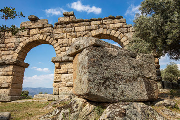 Views from the ancient city of Alinda. Aydin