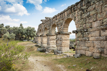 Views from the ancient city of Alinda. Aydin