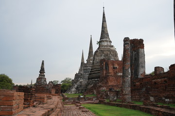 Obraz premium in ayutthaya thailand 