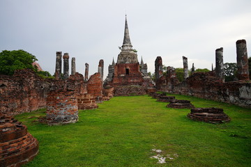 Fototapeta premium in ayutthaya thailand 