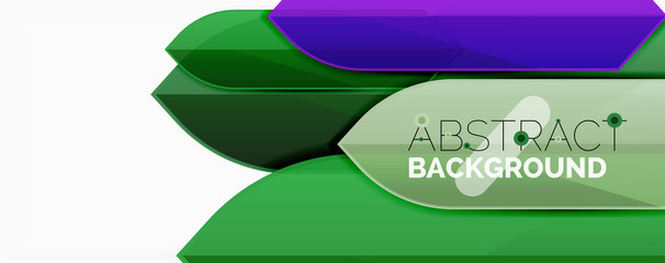 Obraz premium Abstract color lines dynamic background, modern material design style