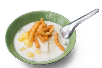 Bean curd soft jelly in soya milk