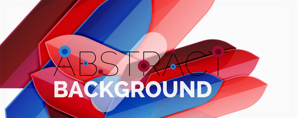 Color lines, modern geometric abstract background. Minimalistic design, creative concept, stripes with arrows and triangle shapes