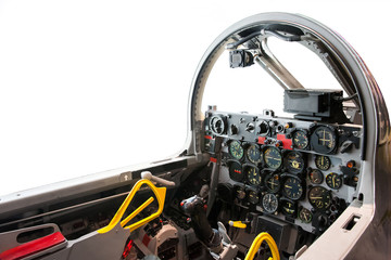 Aircraft Cockpit of fighter jet