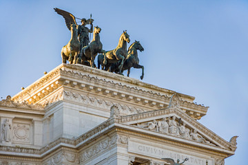 Obraz premium Vittoriano monument building in Rome