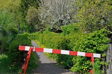 gesperrter weg