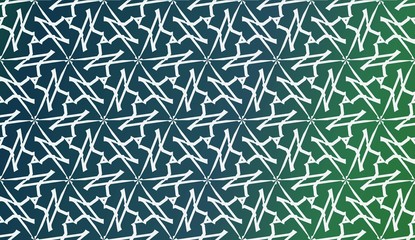 Template With Geometric Pattern. Vector Illustration. Triangles Style. Colorful Gradient Background