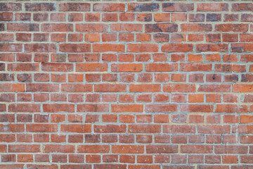 Rote Backsteinmauer