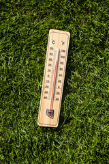 Thermometer mit über 30 Grad
