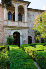 Fototapeta na wymiar The town of Arquà Petrarca