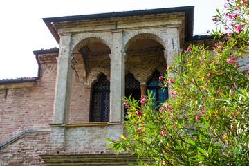 Naklejka premium The town of Arquà Petrarca
