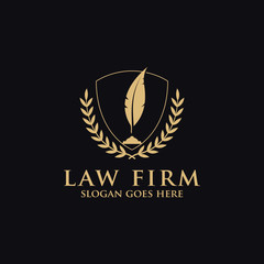 Modern Law Firm Logo Inspiration -  clean and clever logo vector