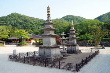 Obraz premium Borimsa Buddhist Temple, South Korea