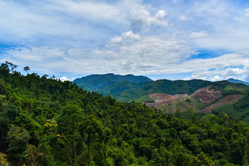 Fototapeta na wymiar Danang, Vietnam - This scenic spot in Bana Hill is 1,400 meters above sea level.