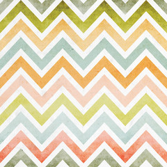 Pastel color style zigzag chevron seamless pattern background overlaid with grungy elements