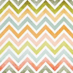 Rolgordijnen Pastel Pastelkleur stijl zigzag chevron naadloze patroon achtergrond bedekt met grungy elementen