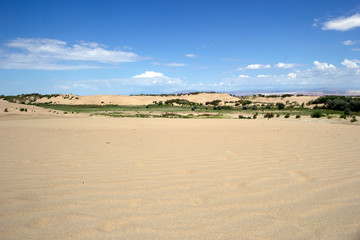 Beautiful deserted place where there is no one at all