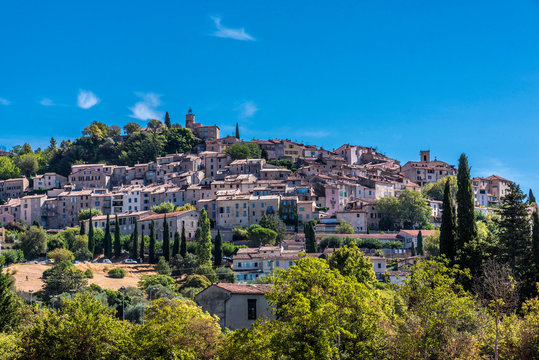 France, Provence-Alpes-Cote d'Azur, Var, perched Village of Fayence