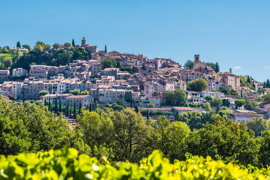 France, Provence-Alpes-Cote d'Azur, Var, perched village of Fayence