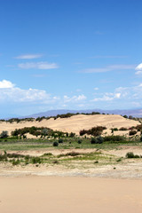 Beautiful deserted place where there is no one at all
