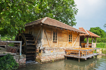 Traditional water mill at country side of Serbia,  Eastern Serbia, near Despotovac city