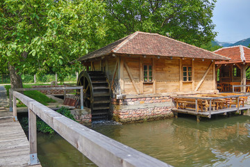 Traditional water mill at country side of Serbia,  Eastern Serbia, near Despotovac city