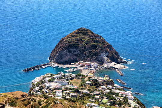 View of San Angelo, Ischia, Gulf of Naples, Campania region, Italy