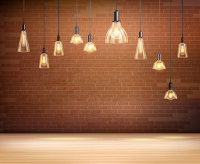 Light Bulbs Background © Macrovector
