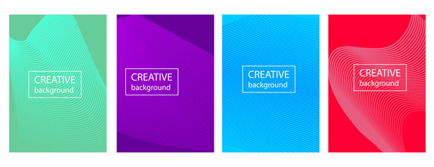 Colorful gradient cover design with abstract lines and geometric pattern.