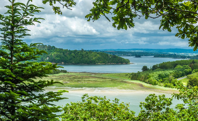 France, Brittany, Landvennec, Boucles de l'Aube