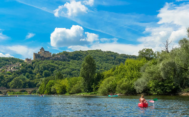 Beynac et Cazenac, Dorgdone/France: kayaking on the Dordogne River