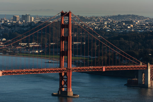 Fototapeta Beautiful photography of golden gate bridge
