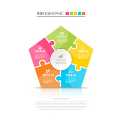 Vector Business Infographic design template