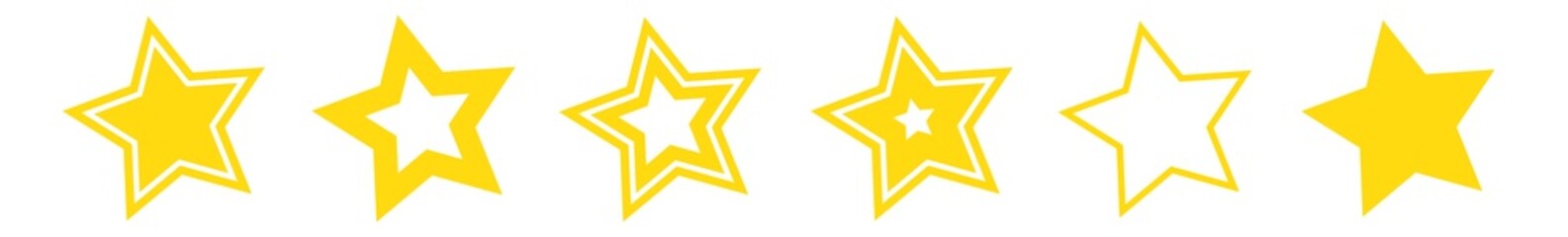 Star Yellow | Icon | Logo | Variations