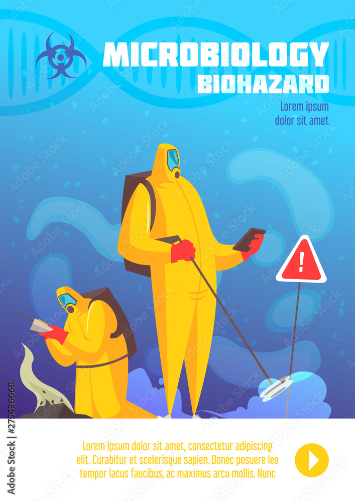 Poster Biohazard Observation Vertical Poster