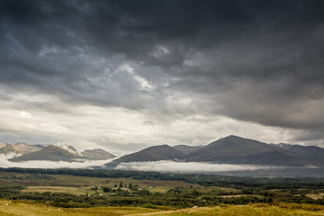 Obraz premium Mamore Mountains Scotland