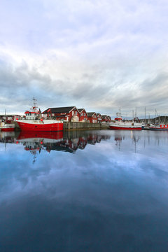 Europe, Norway, Nordland, Bodo.Fishboats, bodo harbour