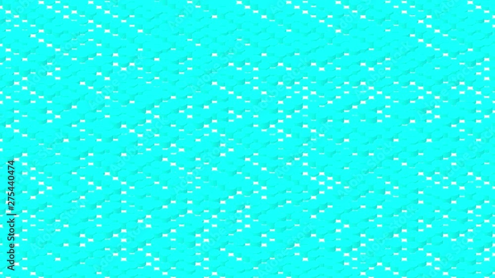 Poster cylinder box 3d virtual isometric shuffle wave pattern, blockchain technology concept design illustr