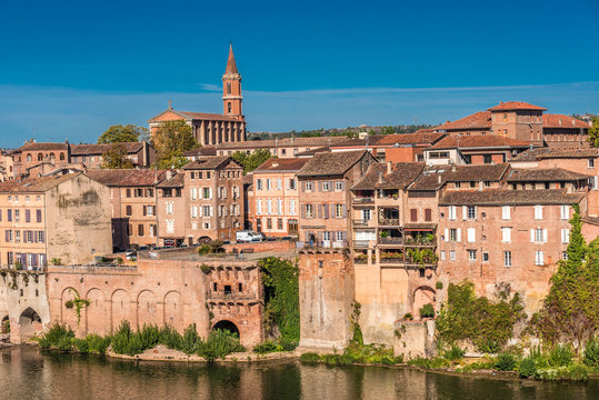 France, Tarn, Albi, la Madeleine district (right bank of the Tarn river)