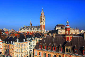 Europe, France, Hauts de France, Lille. historic center