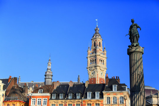 Europe, France, Hauts de France, Lille. historic center