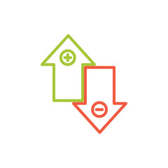 Positive and Negative, True AND False Images or Plus and Minus