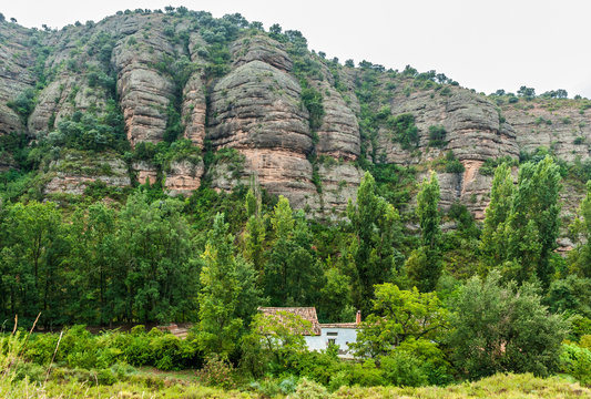 Spain, autonomous community of Aragon, Sierra y Ca&ntilde;ones de Guara natural park, (UNESCO World Heritage for the rock sites art)