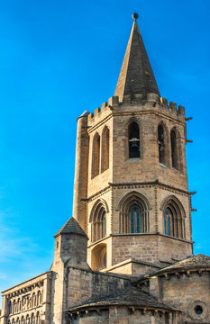 Spain, Autonomous community Navarre, province of Sanguesa, church of Santa Maria la Real (12th century) (Saint James way)
